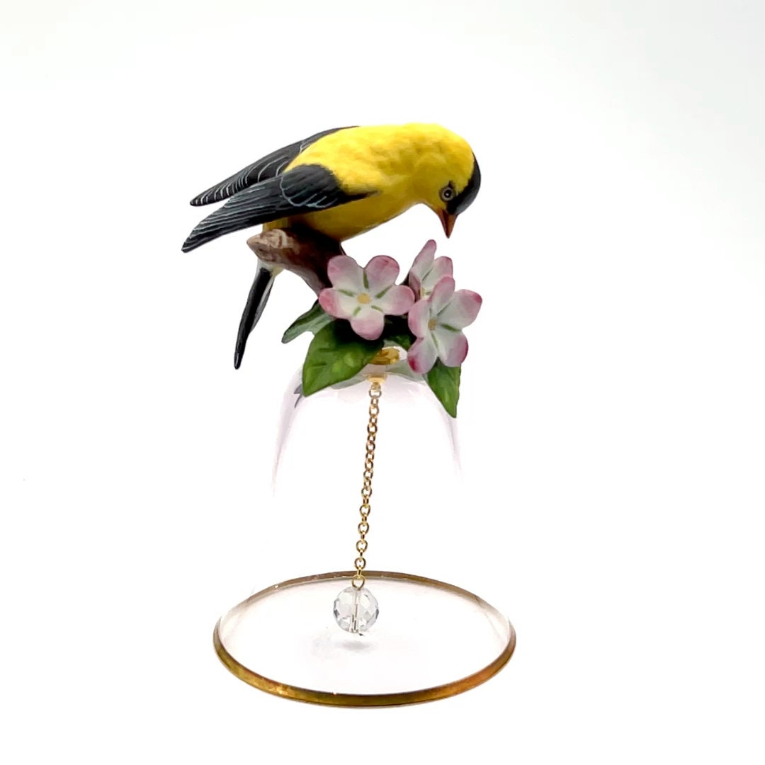 Franklin Mint - Bird Bells - Goldfinch - 6.5"