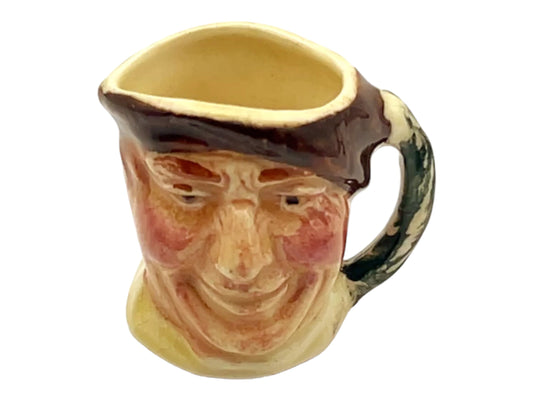 Lancaster Sanders  - Mini Toby Mug - Character Mug - Hand Painted - 1.5"