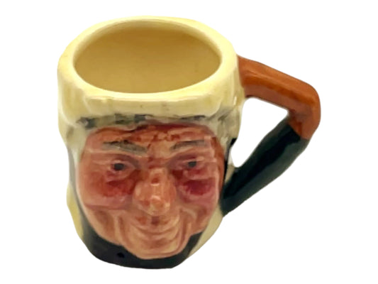 Lancaster Sanders - Mini Toby Mug - Character Mug - Hand Painted - 1.5"