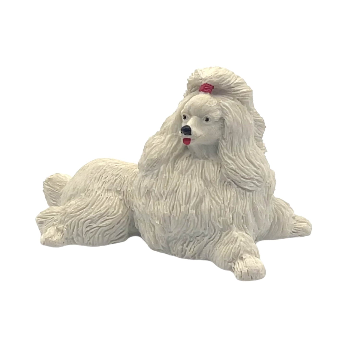 Sandicast  - Poodle  - With Bow - 3" x 4"