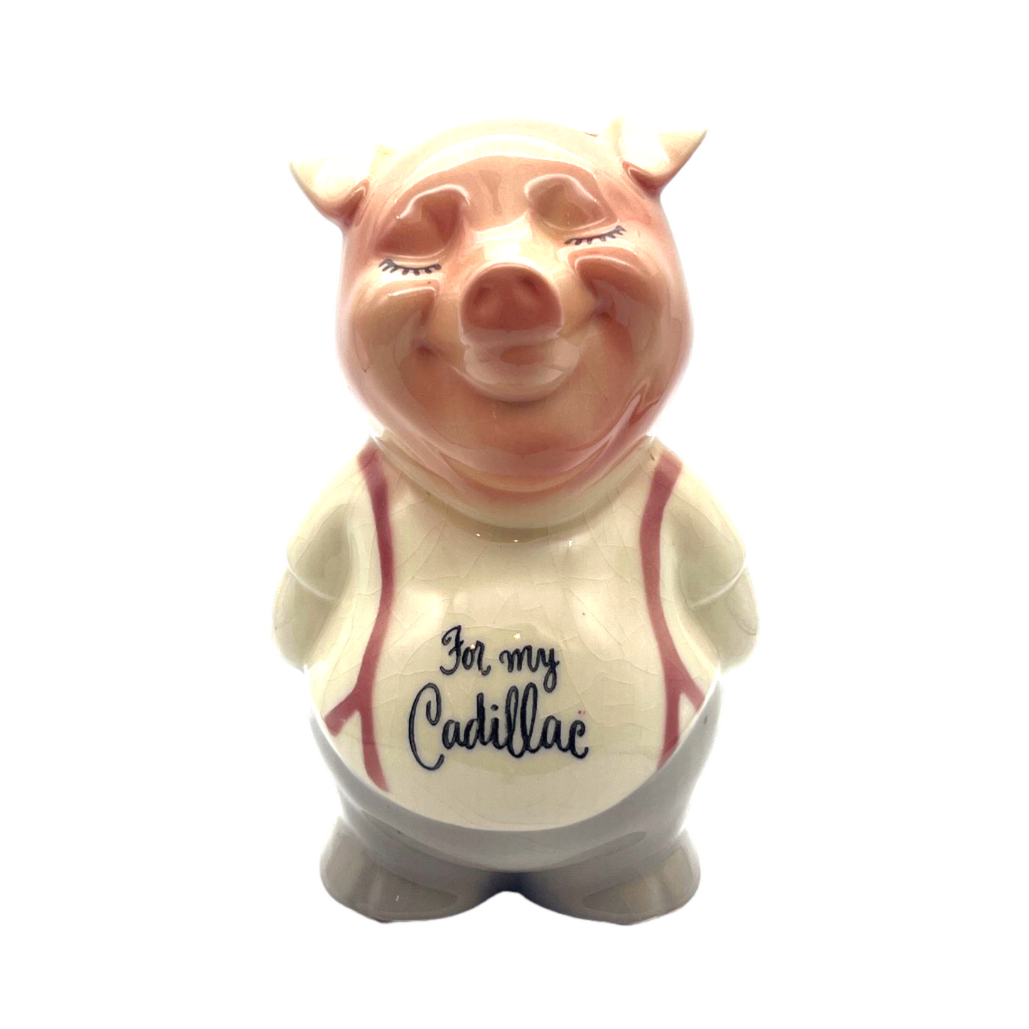 Royal Copley - Pig Piggy Bank - Vintage - 8"