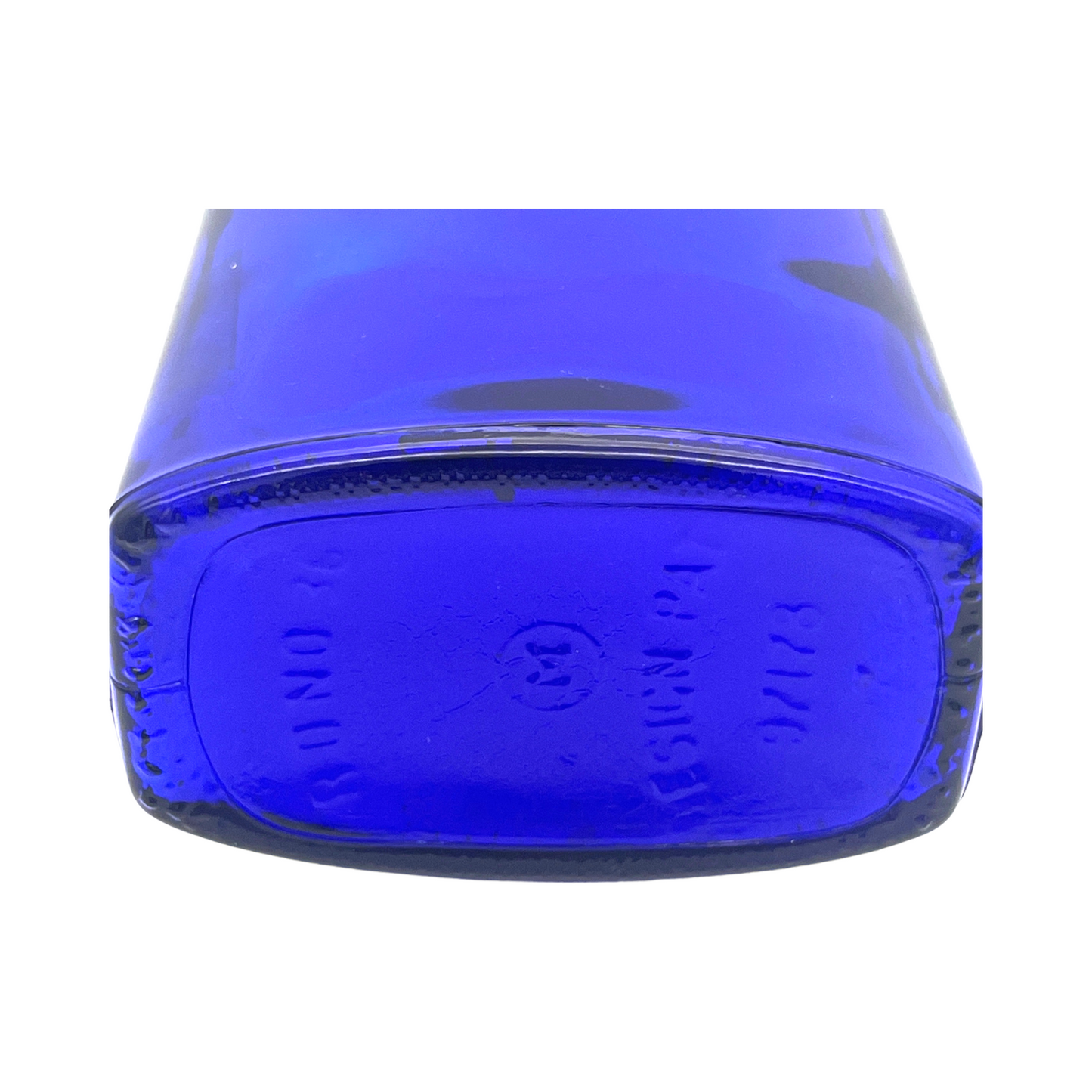 Cobalt Medicinal Bottle 10"